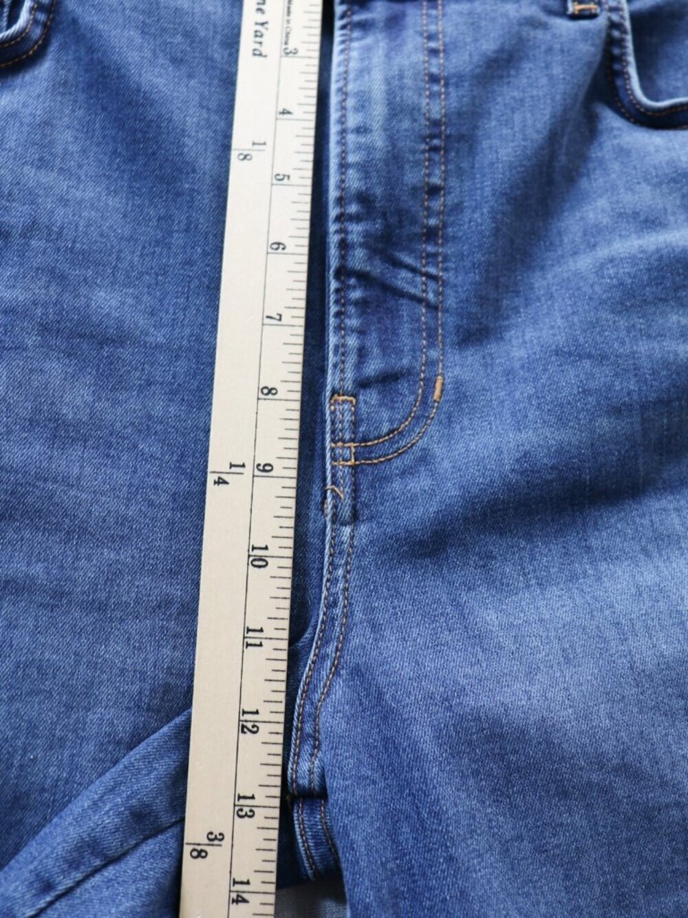 Veronica Beard Carson High Rise Ankle Flare Jeans Raw Hem Blue 32 Kick Flare - Picture 12 of 14